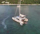 'Amea' Lagoon 52F- at anchor