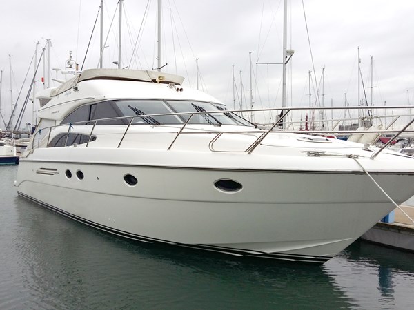Princess 50 hull profile
