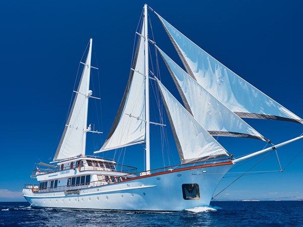 At sail