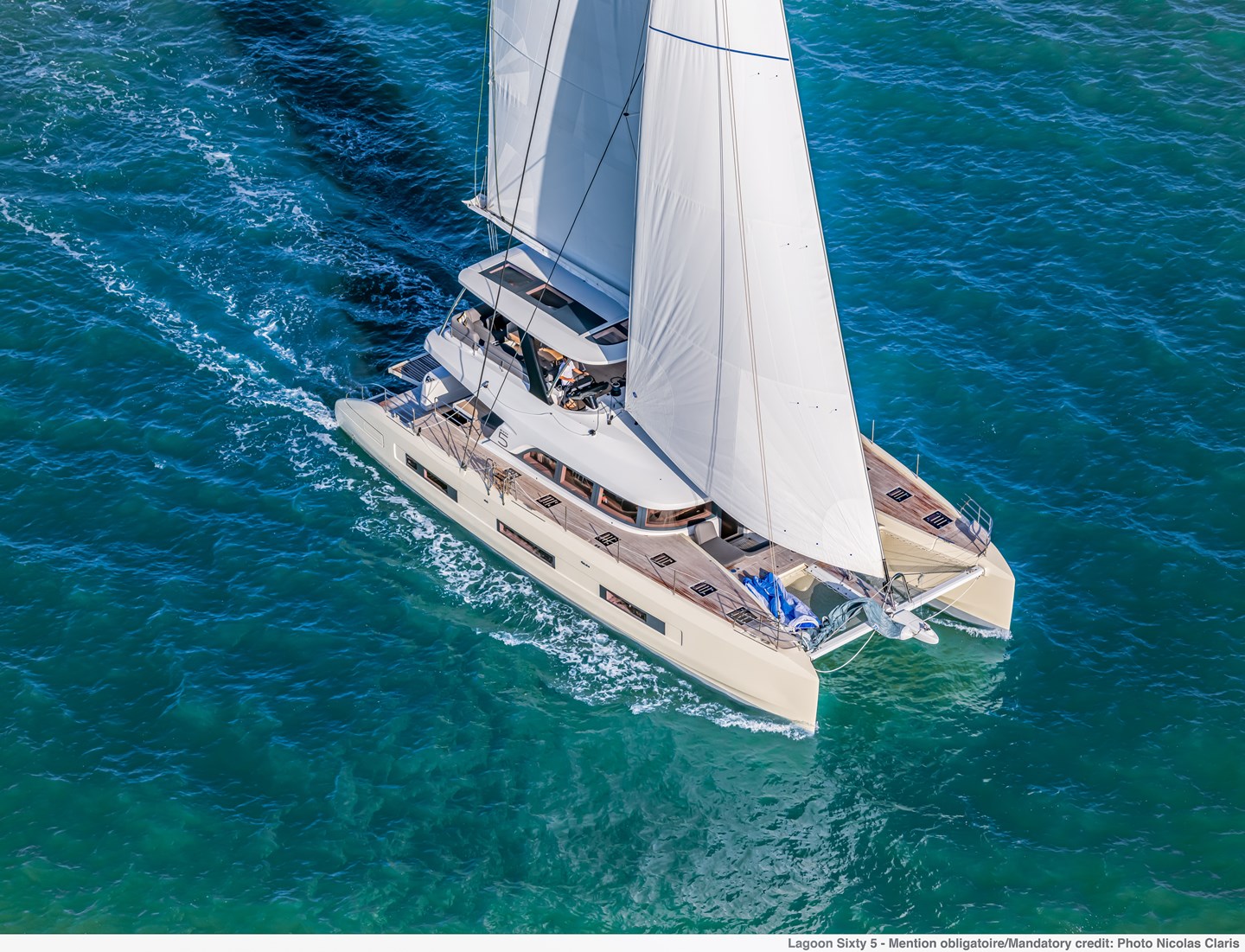 Lagoon Sixty 5 Under sail