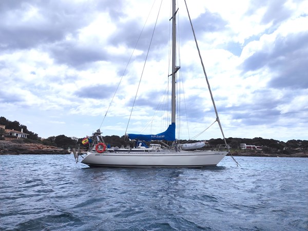 at anchor