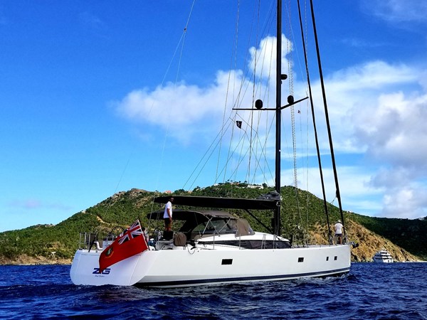 at anchor
