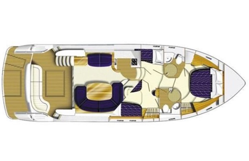 Layout plan for the Princess 50