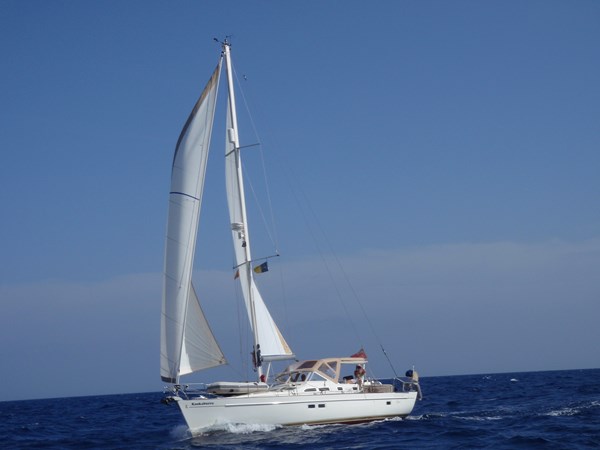 under sail