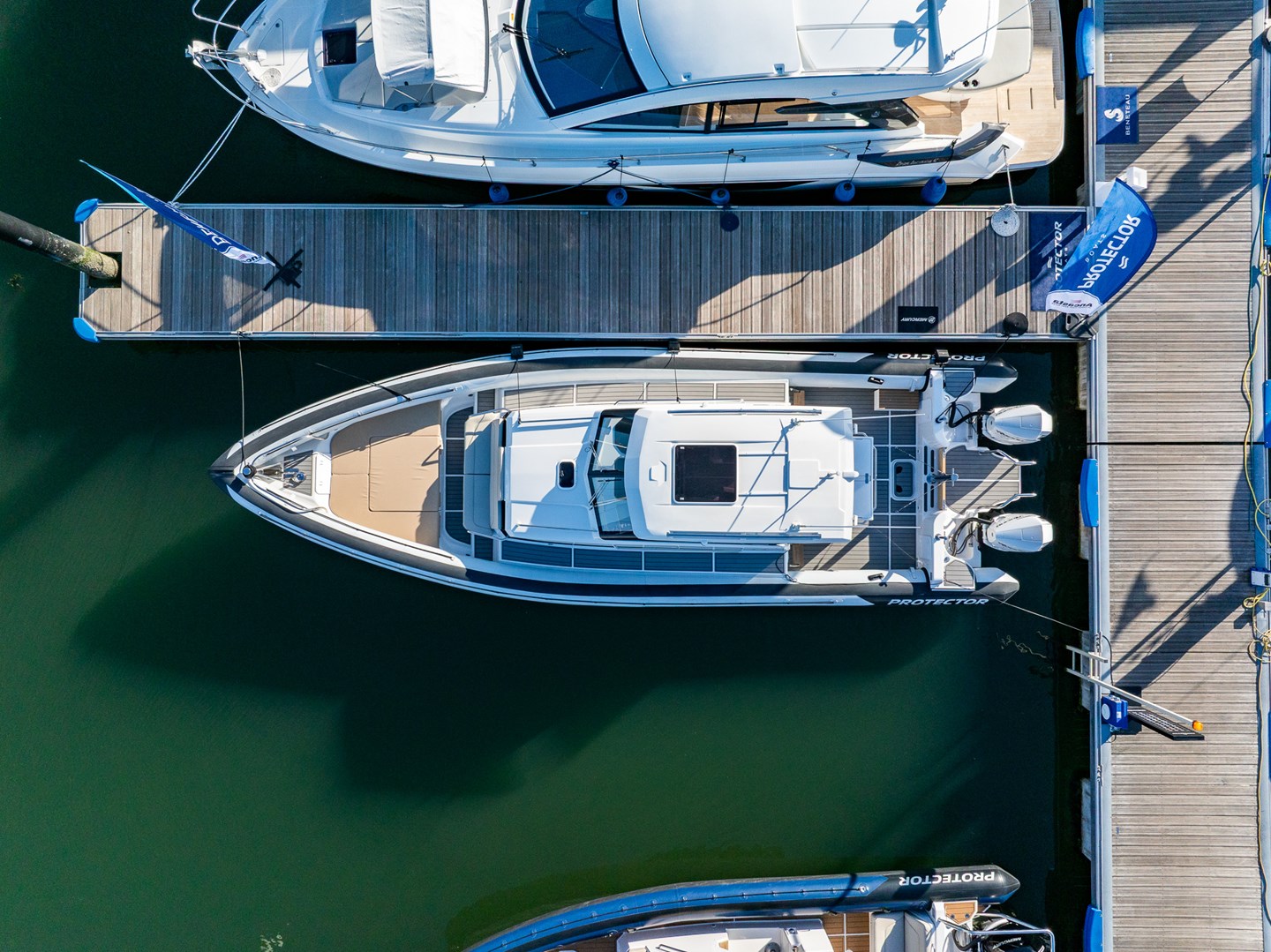 In stock and ready for immediate delivery, the Protector Targa 380 Leisure RIB redefines luxury on the water, offering superyacht owners and leisure seekers a blend of performance and comfort.