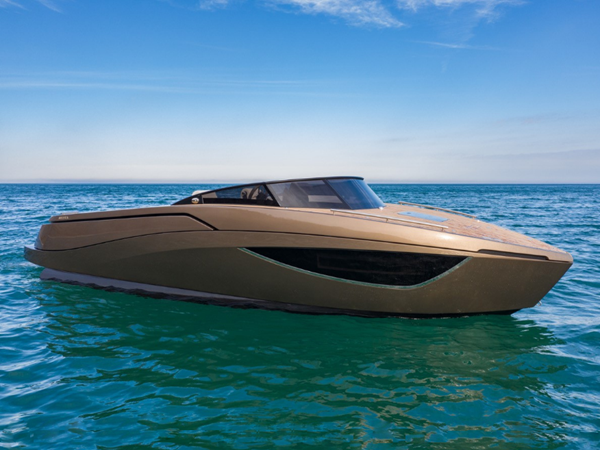 at sea