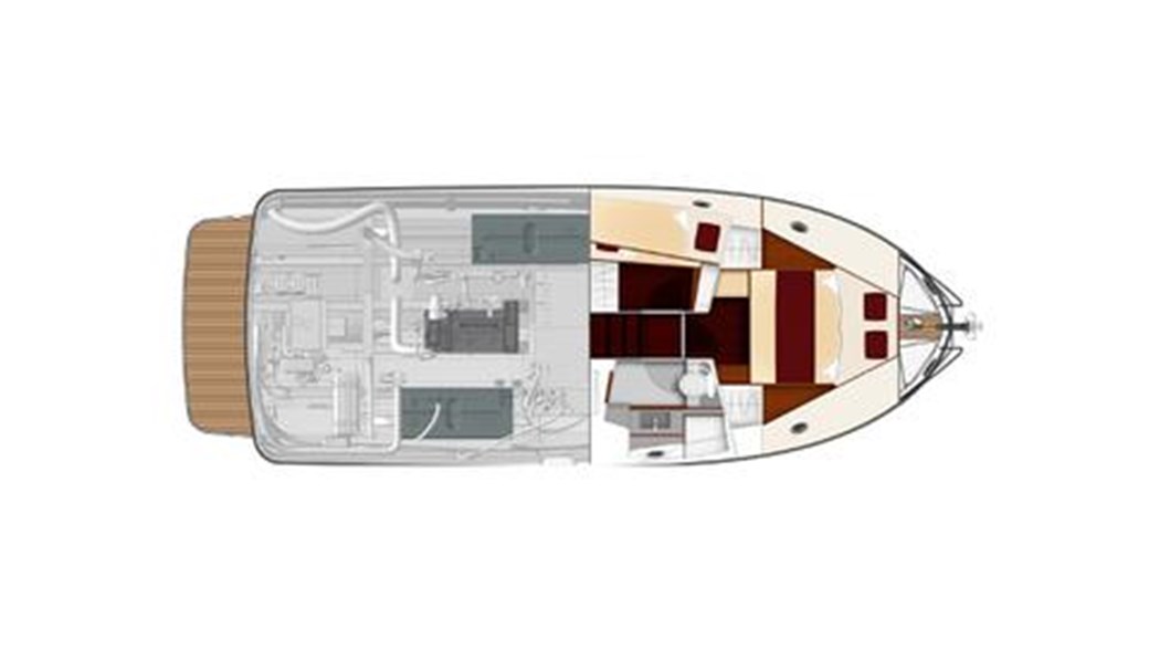 Beneteau Swift Trawler 34 - Layout