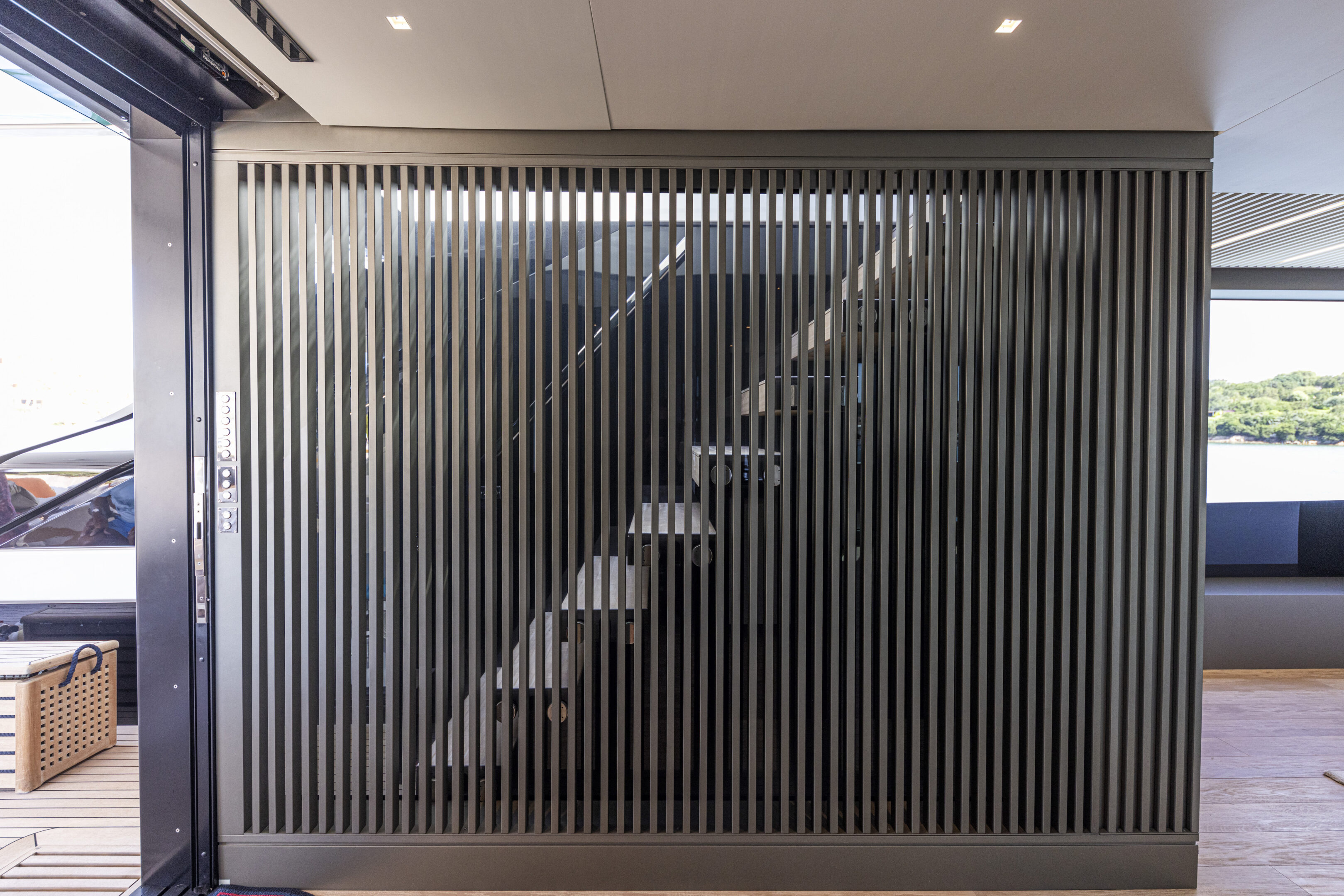 SL120a Blue Angel exterior stairwell