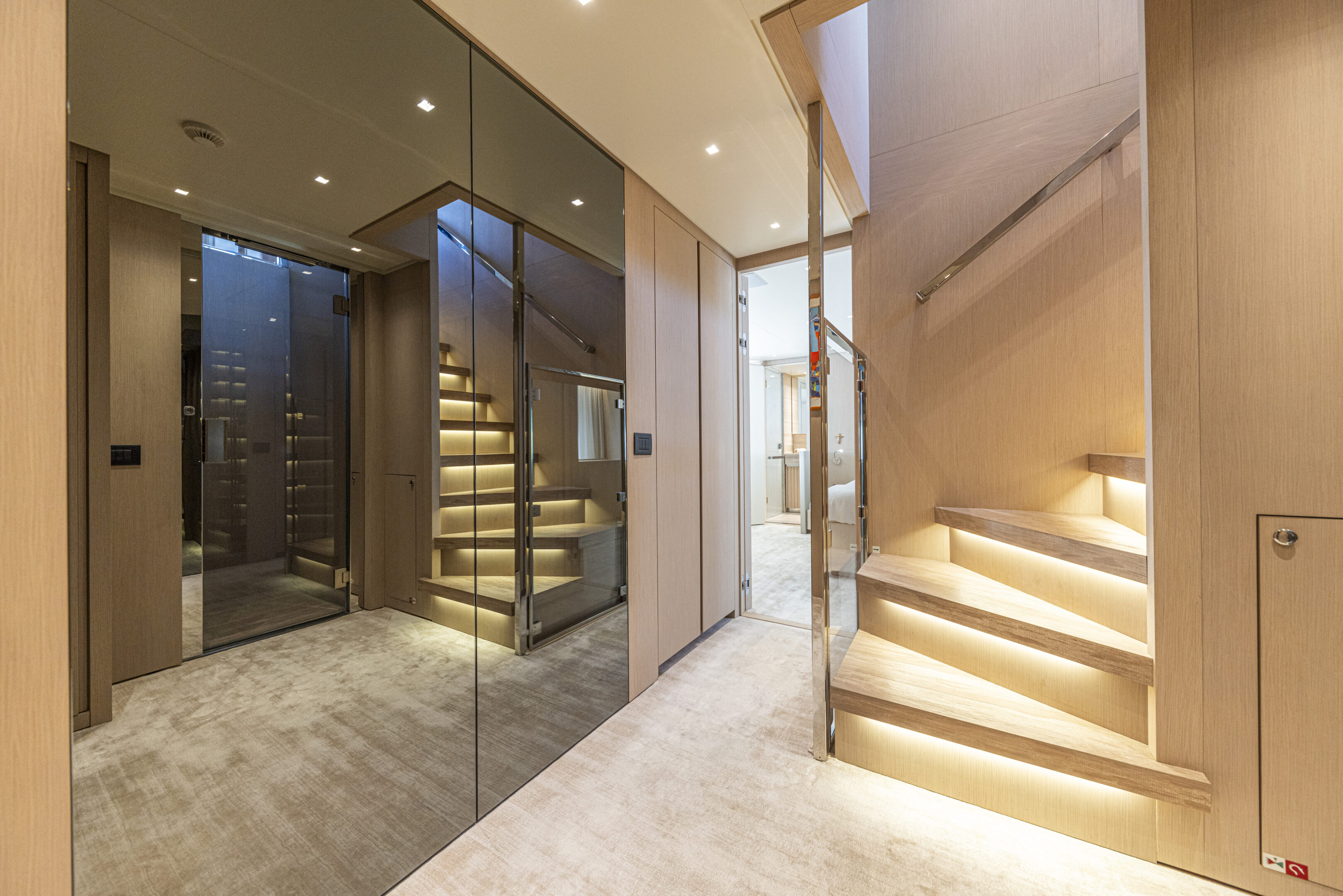 SL120a Blue Angel lower deck lobby