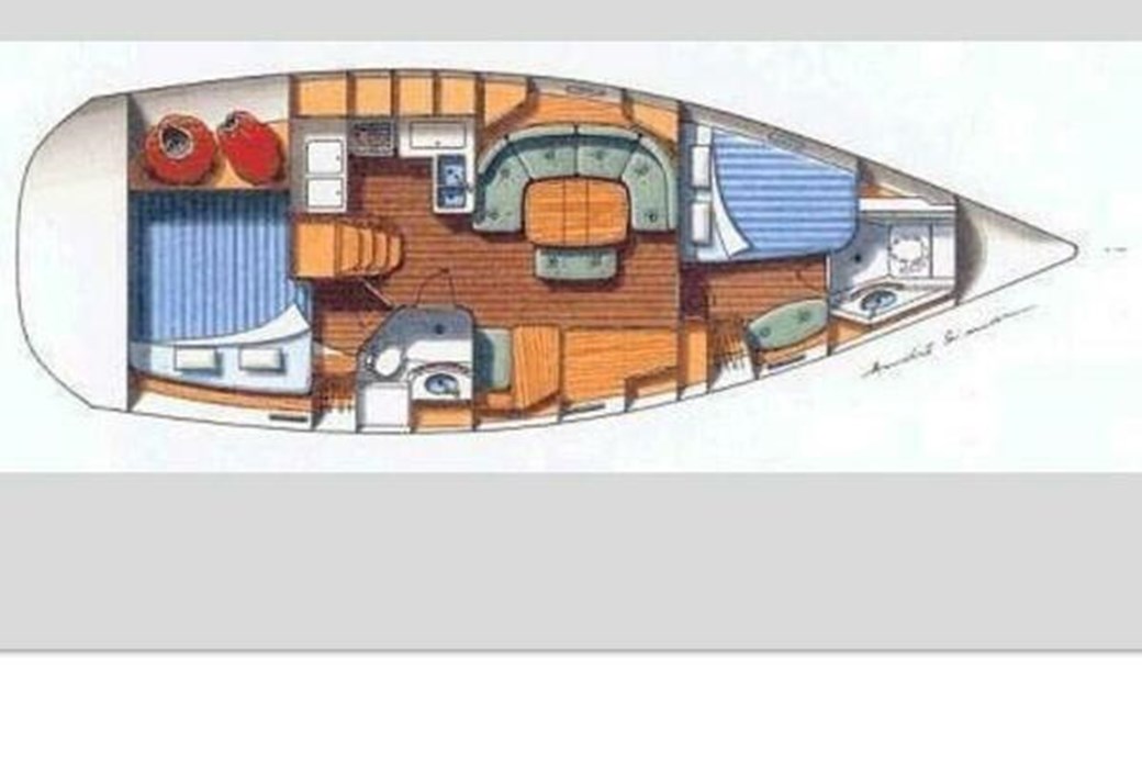 Beneteau Oceanis 393 Clipper Layout
