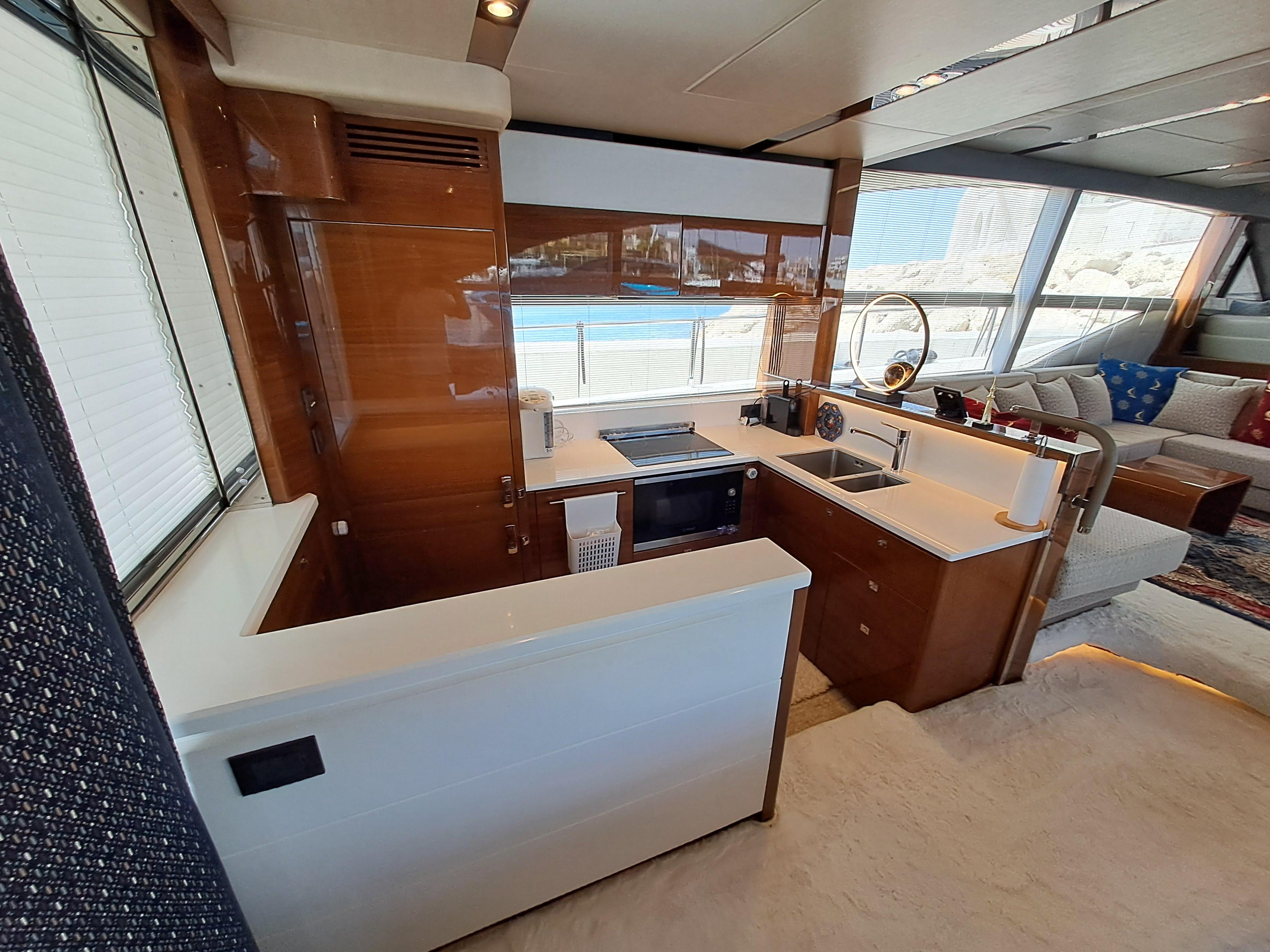 Princess 68 for sale - galley
