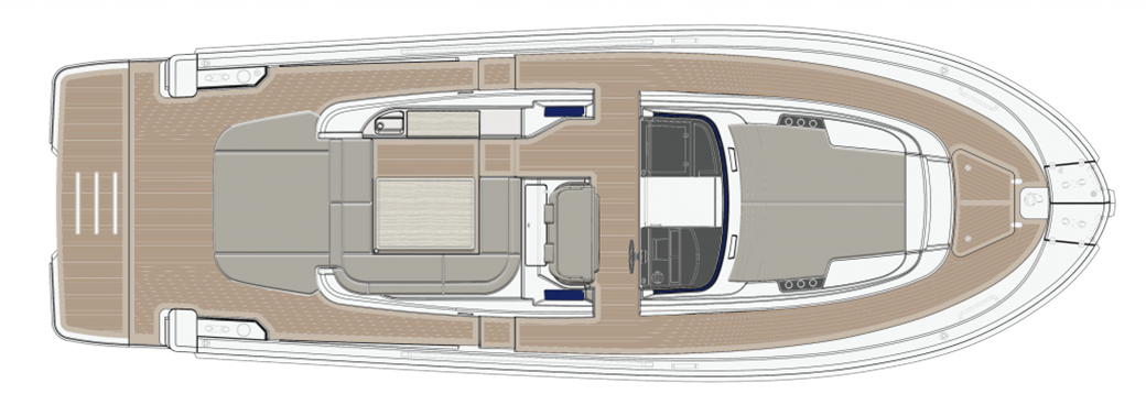 Bluegame BG42 Main Deck