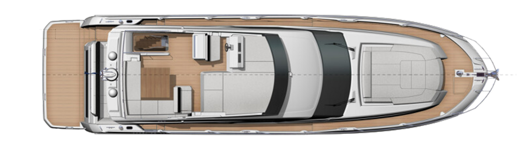Prestige 590 Main Deck Layout