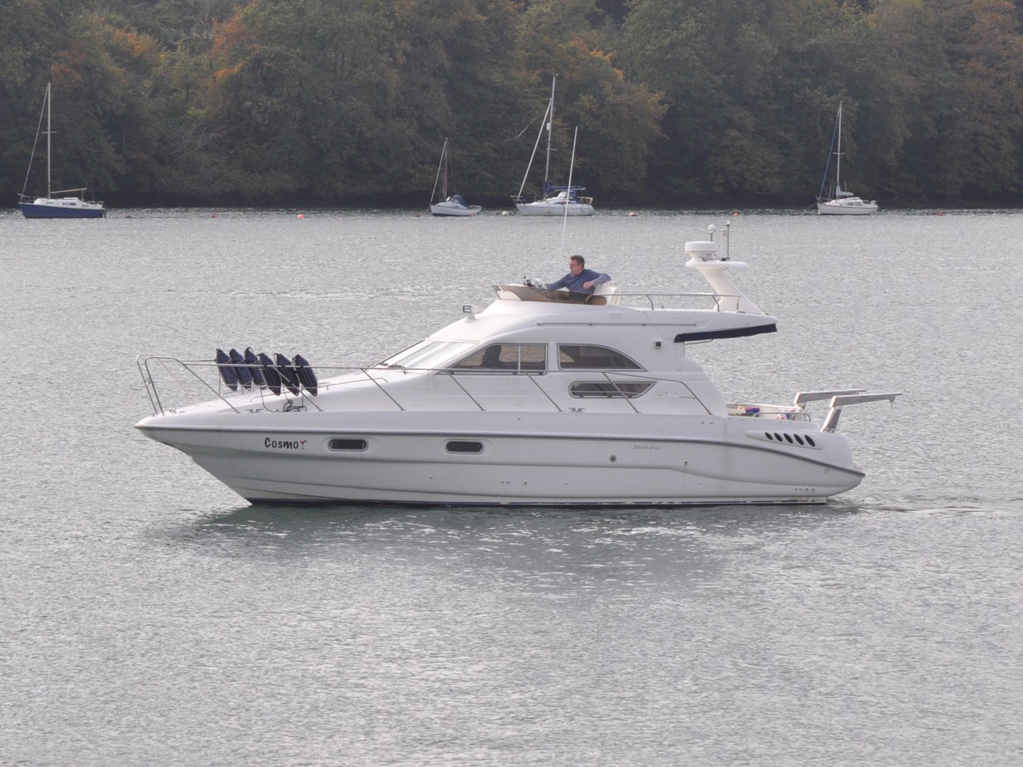Port Side of Sealine 330 Statesman