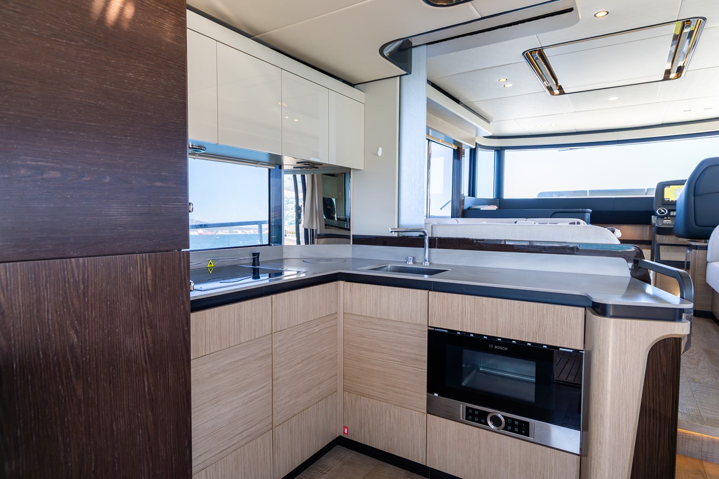Very well equipped galley